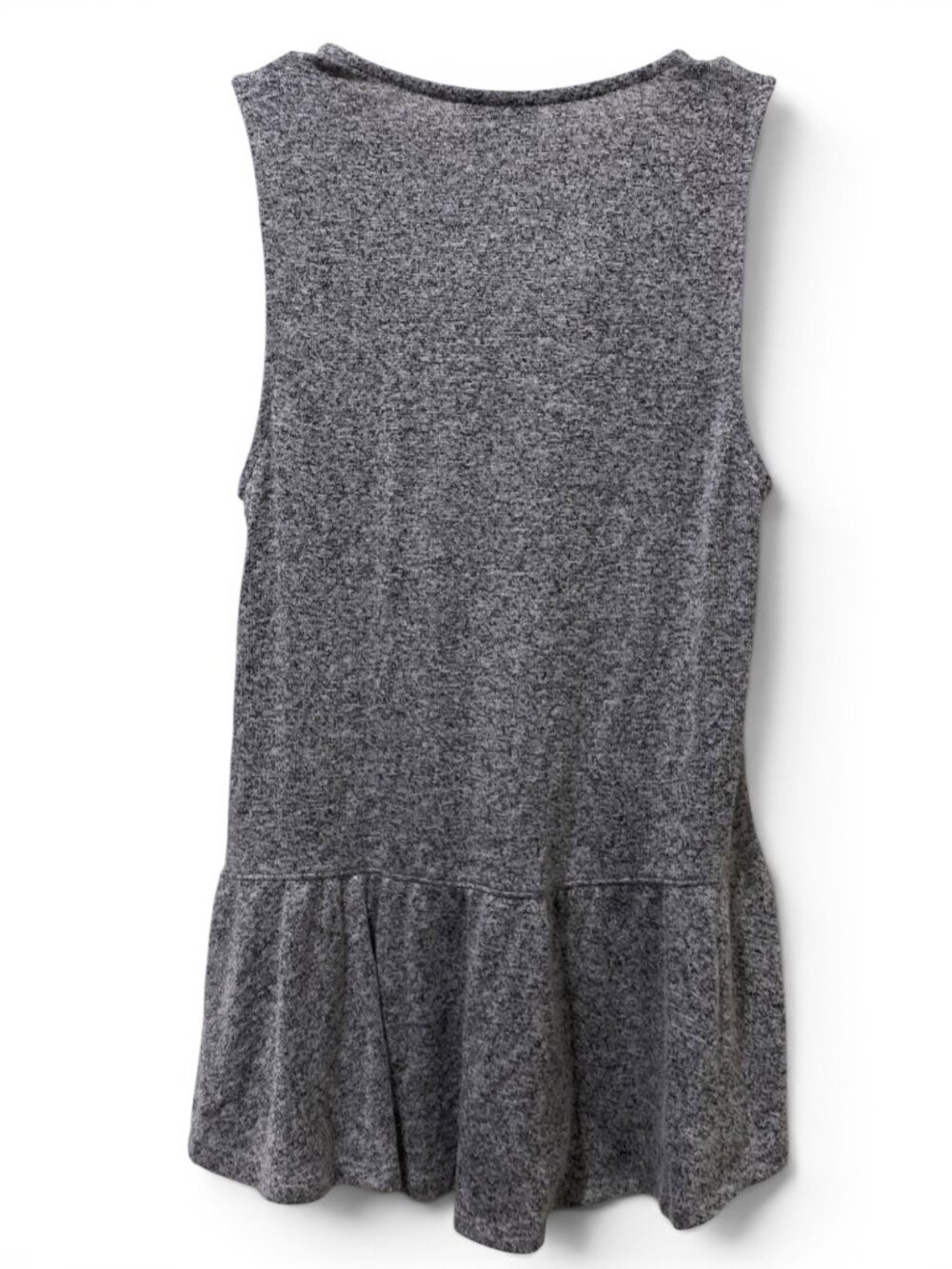 Express Girls Gray Marled Lace-Up Sleeveless Top – Size XS/TP - Picture 2 of 9